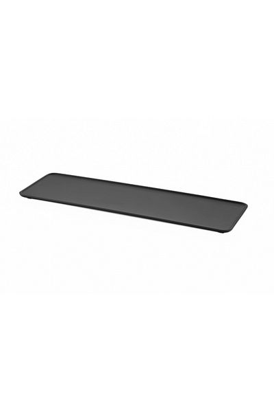 Raki Melamine platter RAKI Tana GN 2/4 26.5x16 cm black color