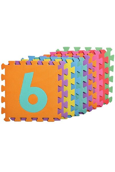 OEM Covoraș puzzle din spumă MalPlay, 10 piese cu numere, 29 x 29 cm