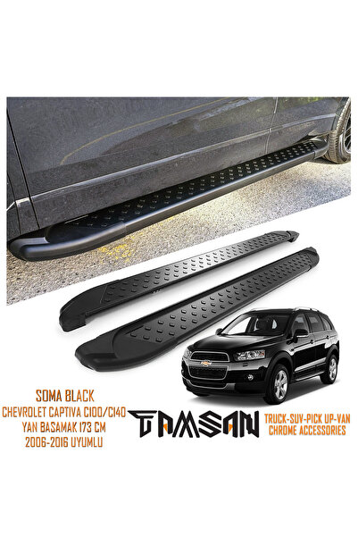 TAMSAN CHEVROLET CAPTIVA C100/C140 SOMA MODEL YAN BASAMAK SİYAH 173 CM 2006-2...