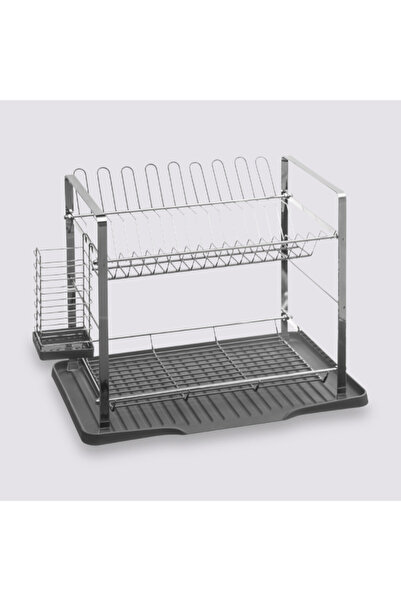 Five Simply Smart مصفاة أطباق معدنية ذات طبقتين مع صينية