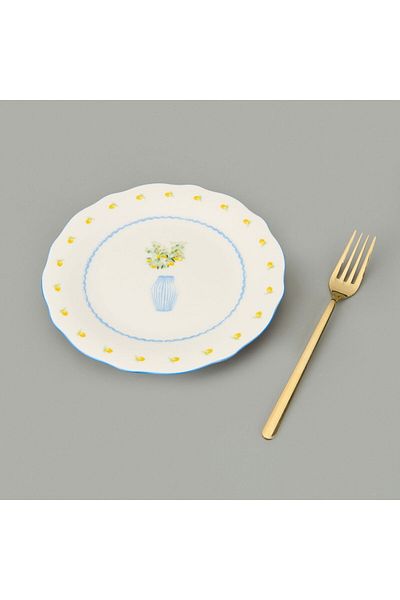 MATMEL Kitchen Limecello Porcelain Pie Plate - Colored - 20 cm