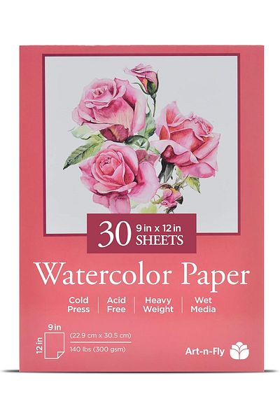 Art-n-Fly Drawing Pad 30.5x22.9 Cm, 30 Sheets, For Sketches, Painting, Drawing