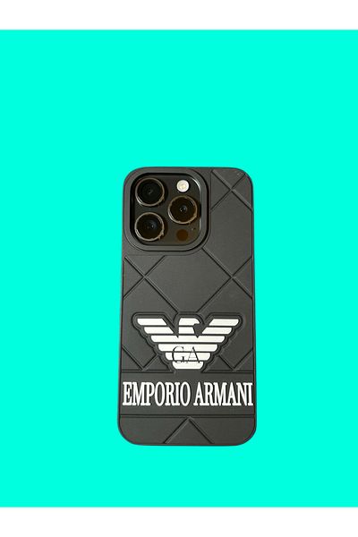 Emporio Armani Emporio Armani phone case, compatible with iPhone 16, black