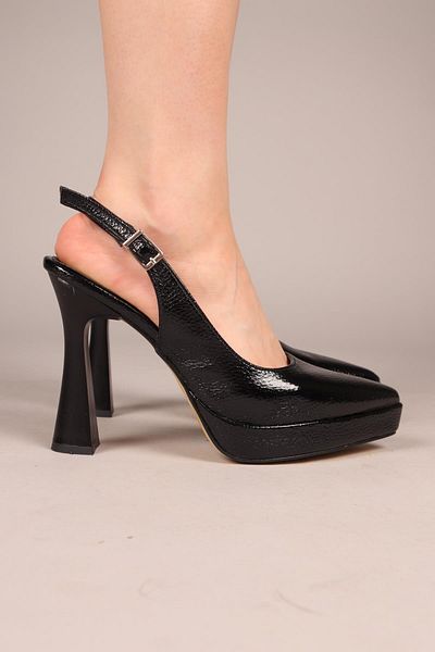 Birikon Renisa Platform Heeled Stiletto Black
