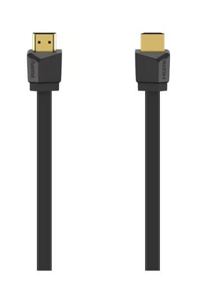 Hama Hama 205013 Ethernet HDMI Cable, 1.5m, 4K HDR, gold-plated (Black)