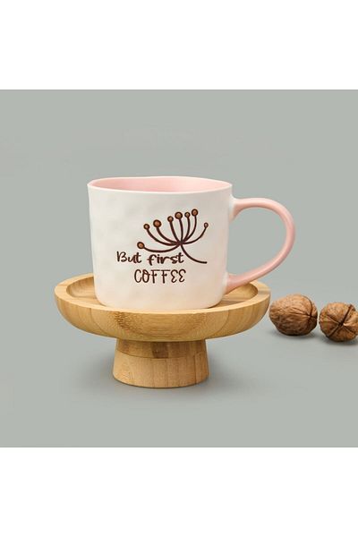 MATMEL Kitchen It's Coffee Time Mug - Cream - 415 ml