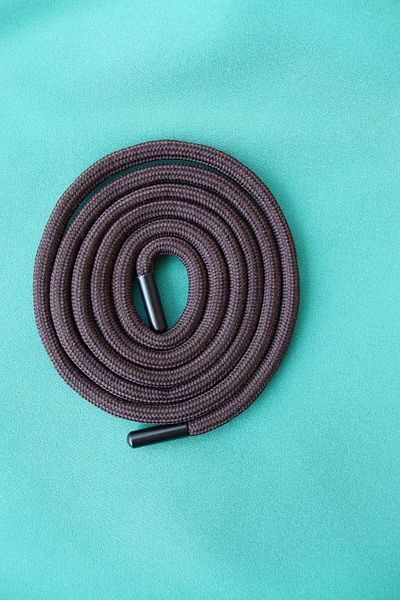 Assa Wood Tracksuit and Sweatshirt Hooded Rope 105 cm Round Lacing Dark Brown, 1 Piece