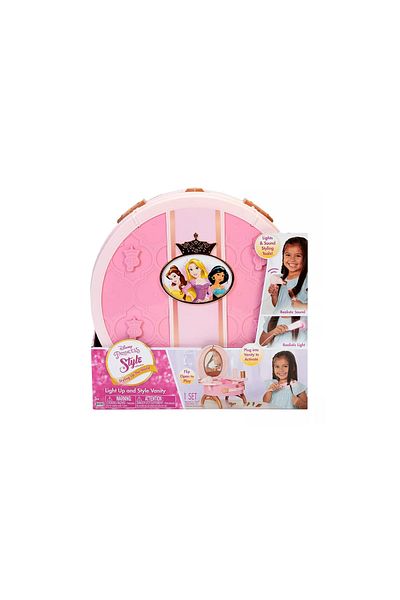Jakks Pacific Masă de toaletă cu oglindă, Colecția Disney Princess Style