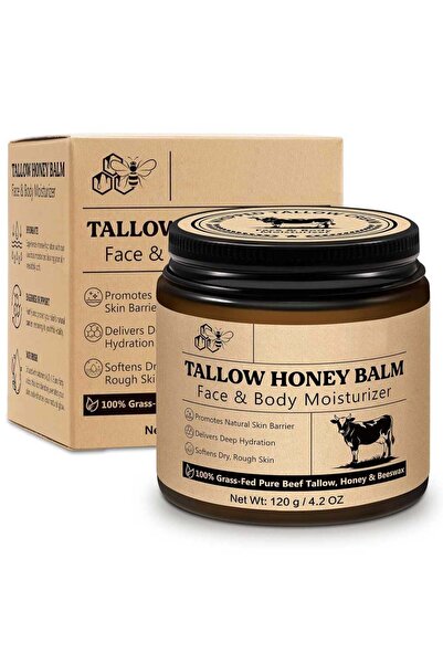 NOVA KISS Cremă de îngrijire premium cu seu de vită, ceară de albine și miere, 100% naturală, NOVA KISS®, 120 g