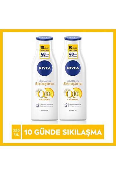 NIVEA Q10+ Vitamin C Sıkılaştırıcı Vücut Losyonu 250 Ml X 2 Adet