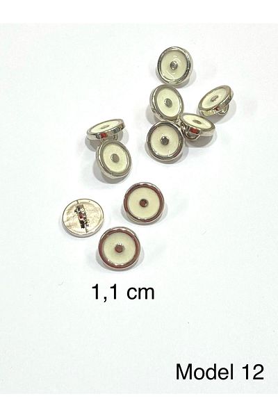 karantuhafiye Blouse Button / Metallized Blouse Button / 2915 /10 Pieces Model 12