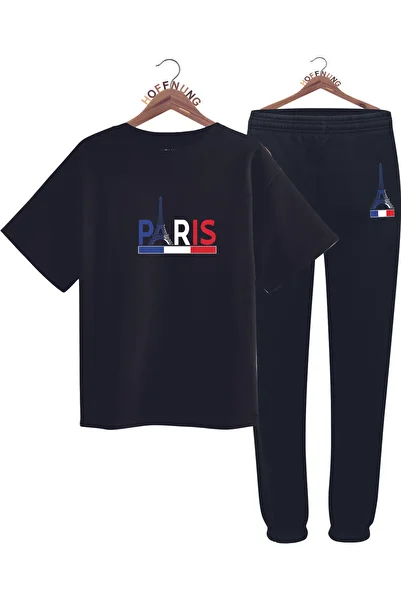 HOFFNUNG Full Pants Eiffel Tower Oversize