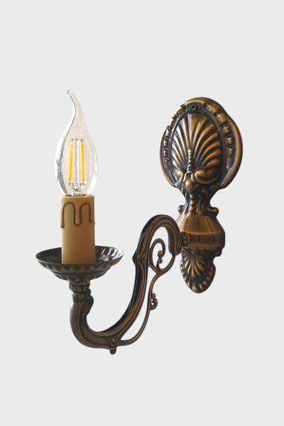 Favori Aydınlatma Antique Color Single Candle Sconce