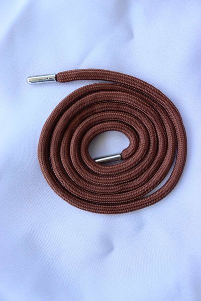 Assa Wood Tracksuit and Sweatshirt Hooded Rope 115 cm Round Lacing Brown, 1 Piece