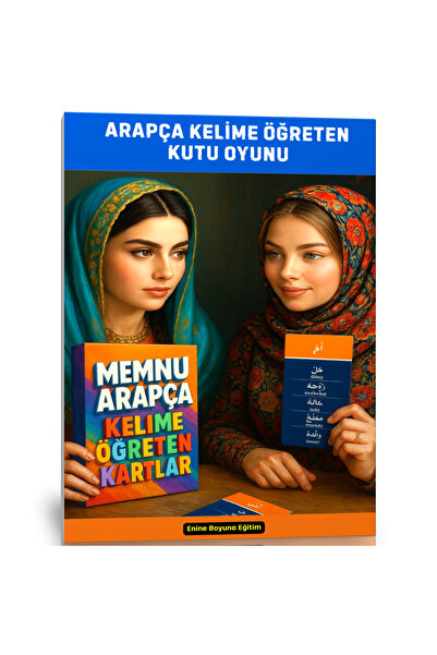 Enine Boyuna Eğitim Memnu Arapça Kutu Oyunu (3000 Arapça Kelime Öğreten Oyun)