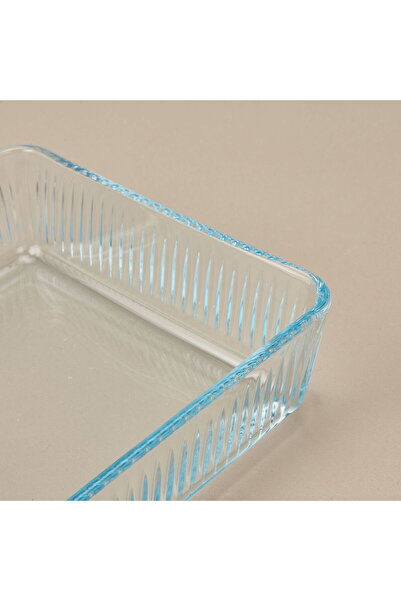 Paşabahçe Borcam Oven Tray - Transparent - 30X20 cm