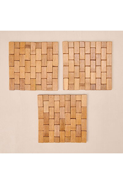 MİEN Mien 3-Piece Bamboo Tray - Assortment - 27 cm