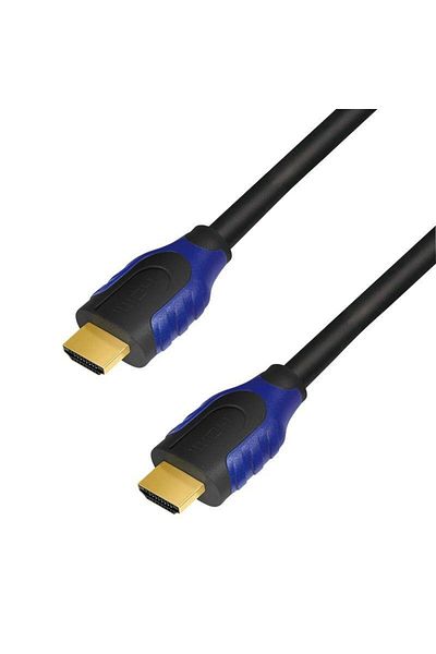 LogiLink LOGILINK CH0063 cable, HDMI - HDMI, 3m, gold-plated connectors, 4K DCI/60Hz, ver. 2.0b (Black)