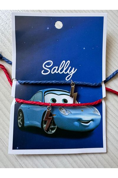 İYİ MODA Sally and Lightning Mcqueen Double Bracelet |   Lover Bracelet Couple Bracelet