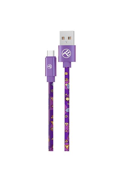 TELLUR Cablu de date Tellur Graffiti, USB, Type-C, 3A, 1m (Mov)