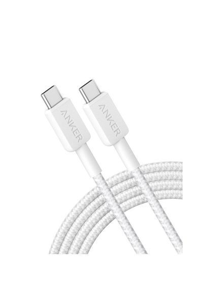 Anker Anker 322 USB-C to USB-C Cable, 60W, 1.8 meters, White