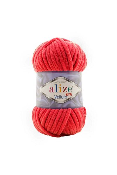 Alize ALIZE VELLUTO Wool Yarn Color No. 56 1 Spool