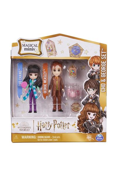 Harry Potter Harry Potter Playset - Magical Minis, Cho and George, 7.5 cm