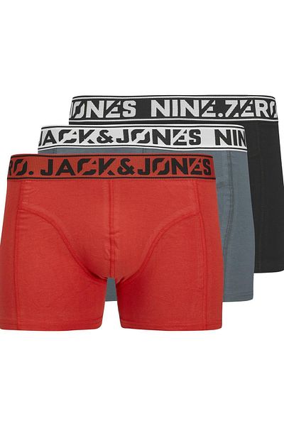 Jack & Jones Jacnine.Zero Solid Trunks 3 Pack Anthracite
