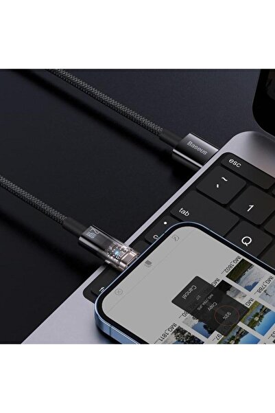 Baseus Καλώδιο δεδομένων Baseus CATS000401, USB - Lightning, 2.4A, 1m, Μαύρο