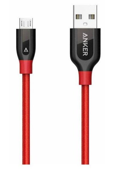 Anker Anker Premium PowerLine+ A8142G91 data cable, microUSB, 0.91 m (Red)