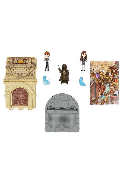 Harry Potter Set de joaca Harry Potter - Magical Minis, Ron Weasley si Hermione Granger in Camera Necesitatii