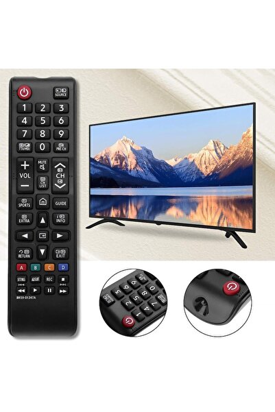 OEM Remote Control for Samsung Smart TV BN59-01247A, Black