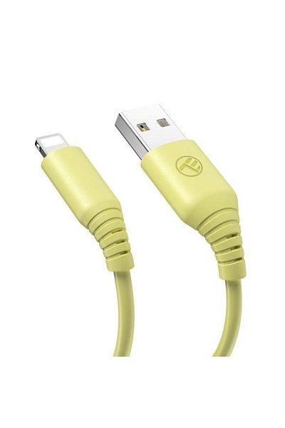 TELLUR Cablu silicon Tellur USB to Lightning, 3A, 1m, Galben