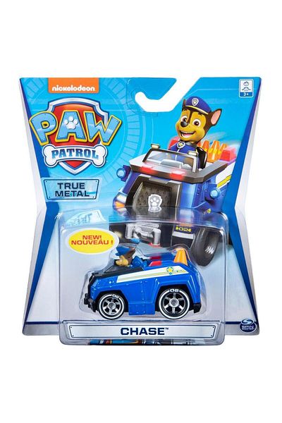 PAW PATROL Paw Patrol True Metal Figure Set with Vehicle - Chase