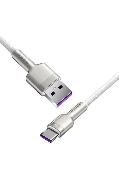 Baseus Cablu de date USB/ USB - C, Baseus, Cafule Series, 66W, Alb, 1m