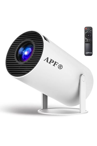 FİAPFO APF® HY300 PRO HD Portable Projector, Android 11, Wifi6, 4K, 1280x720P