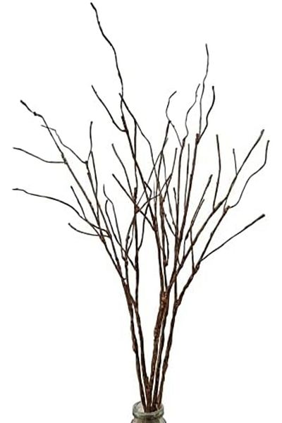 NEXIFY 5PCS Artificial Lifelike Curly Willow Branches Decorative Dried Twigs, 25.9 Inches Fake Bendable Sti