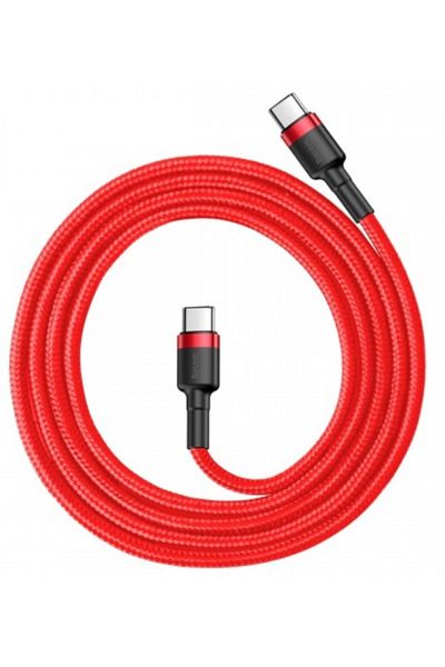 Baseus Baseus Cafule Series CATKLF-G09 data cable, Type-C - Type-C, 1 m (Red)