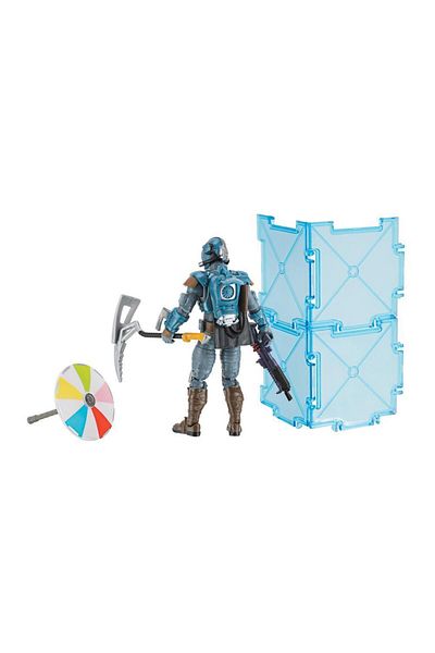 Fortnite FORTNITE Early Game Survival Kit The Visitor figure, with accessories, 20 x 28 cm