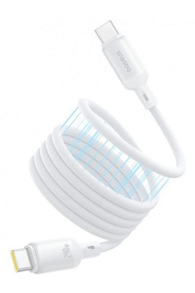 Baseus Cablu Date si Incarcare USB-C - USB-C Baseus PicoGo P10376800211-00, 240W, 1m, Alb