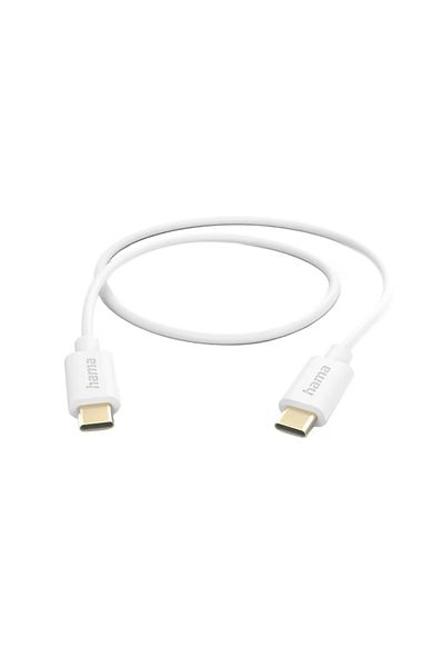 Hama Cablu de date Hama 201590, USB Type-C, 1m (Alb)