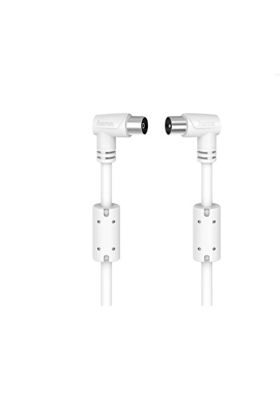 Hama HAMA 205056 Коаксиален видео кабел, 1.5 м, 90dB (бял)