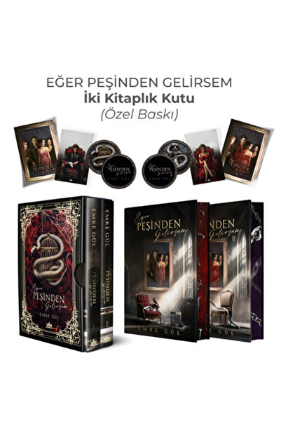 Guardian Kitap Eğer Peşinden Gelirsem Serisi – İki Kitaplık Kutu Yan Boyamalı