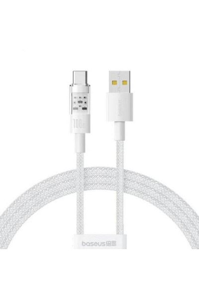 Baseus Baseus Gem data cable, Fast Charging Data Cable for smartphone, 100W, 1m, White