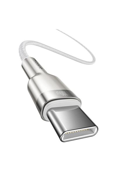 Baseus Cablu de date Baseus Cafule, USB-C - USB-C, 100W, 2m, Alb