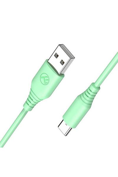 TELLUR Cablu silicon Tellur USB to Type-C, 3A, 1m, Verde