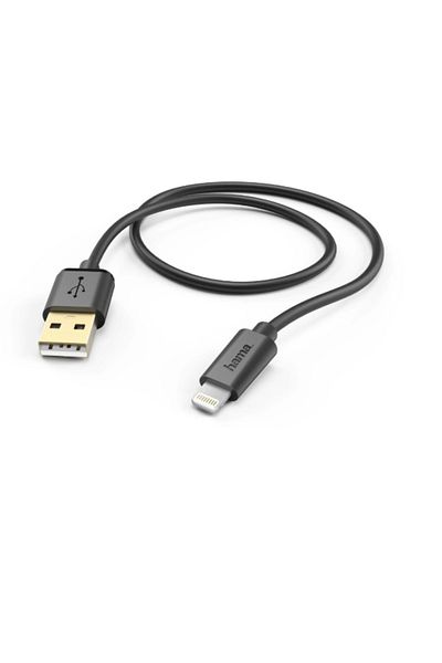 Hama Cablu de incarcare Hama 173635, USB/Lightning, 1.5 m (Negru)