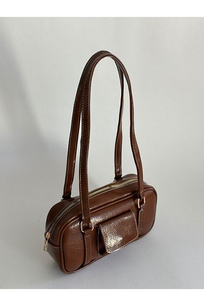 Boutiquehaki Nomia Soft Leather Double Handle Shoulder Bag