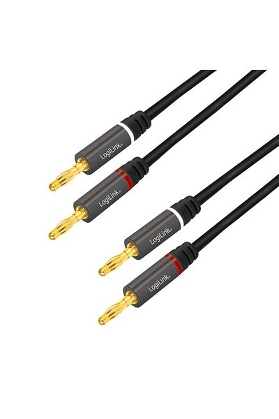 LogiLink Audio cable Logilink CA1211, Jack 2.5 mm, 5m (Black)