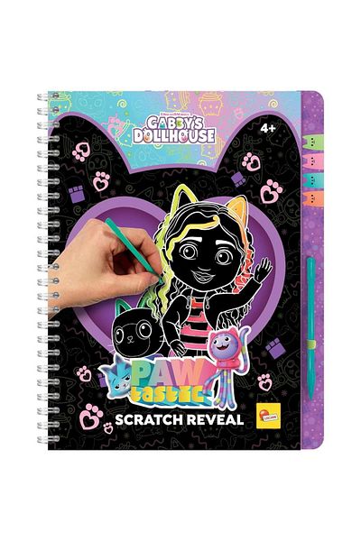 Lisciani Gabby's Dollhouse Scratch Book